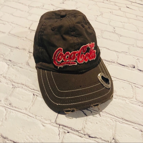 coca cola hat with bottle opener